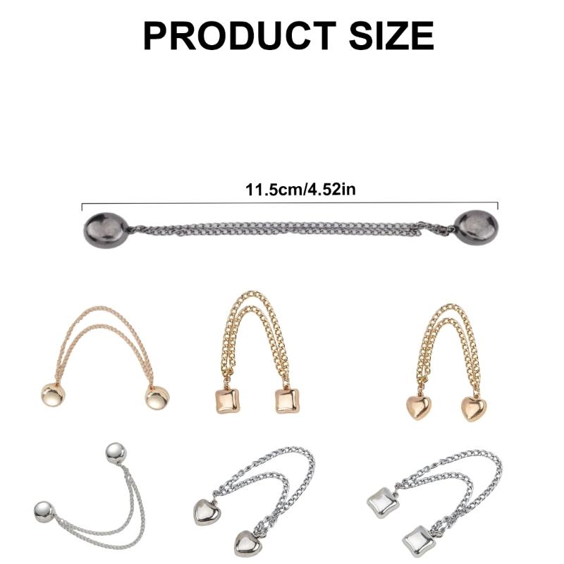 Magnetic Pants Clothing Clips Headscarf Pin Easy Attach Detachable Grip for Trousers T-shirt Secure Magnetic Clips