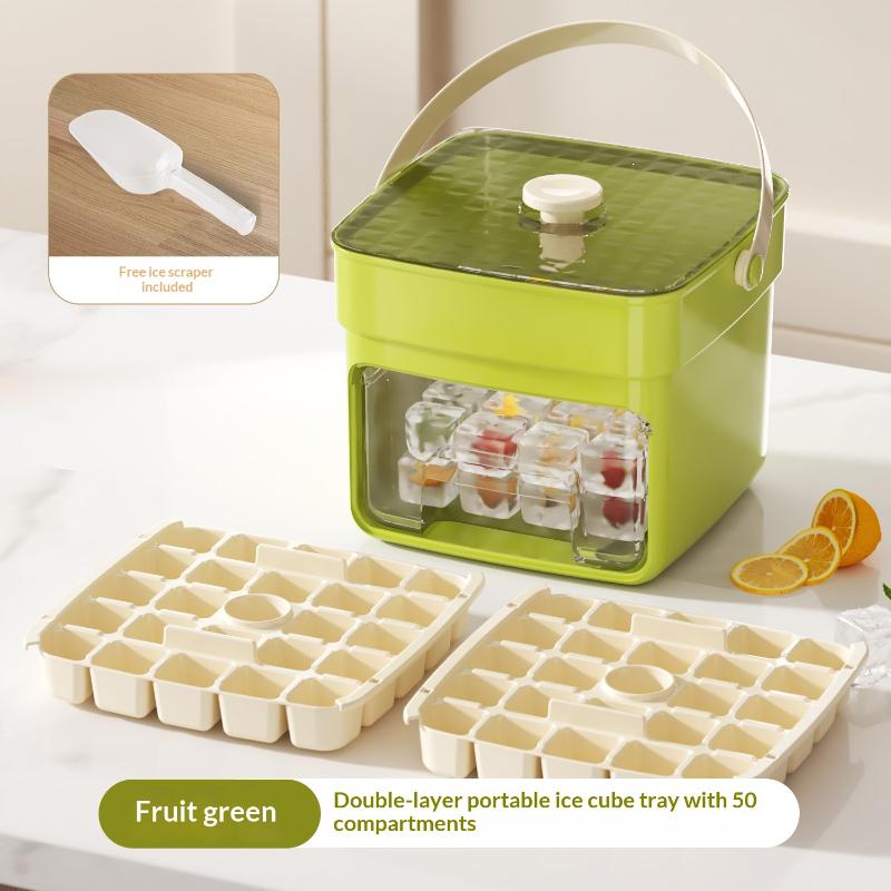 Versatile 25/50 Grid Ice Cube Mold for Barbecue Parties and Events