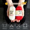 LIHAO Acrylic Yarn Medium 15g per Knitting Weaving Yarn 12-Color Set, Weight, Ball, Approx. 26m, Yarn,