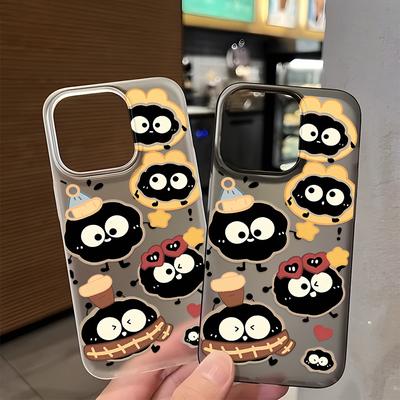 כיסויים לטלפון נייד לאייפון 11 13 15 Pro Max 12 14 Pro Max Case iPhone 16 15 Plus 13 Pro 12 פרחים מצוירים עם מרקם חלבי