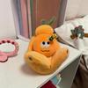 Creative Citrus Mandarin Doll Cute Worm & Orange Plush Toy Soft Fruit Stuffed Toy Gift For Kids Friends Home Decor