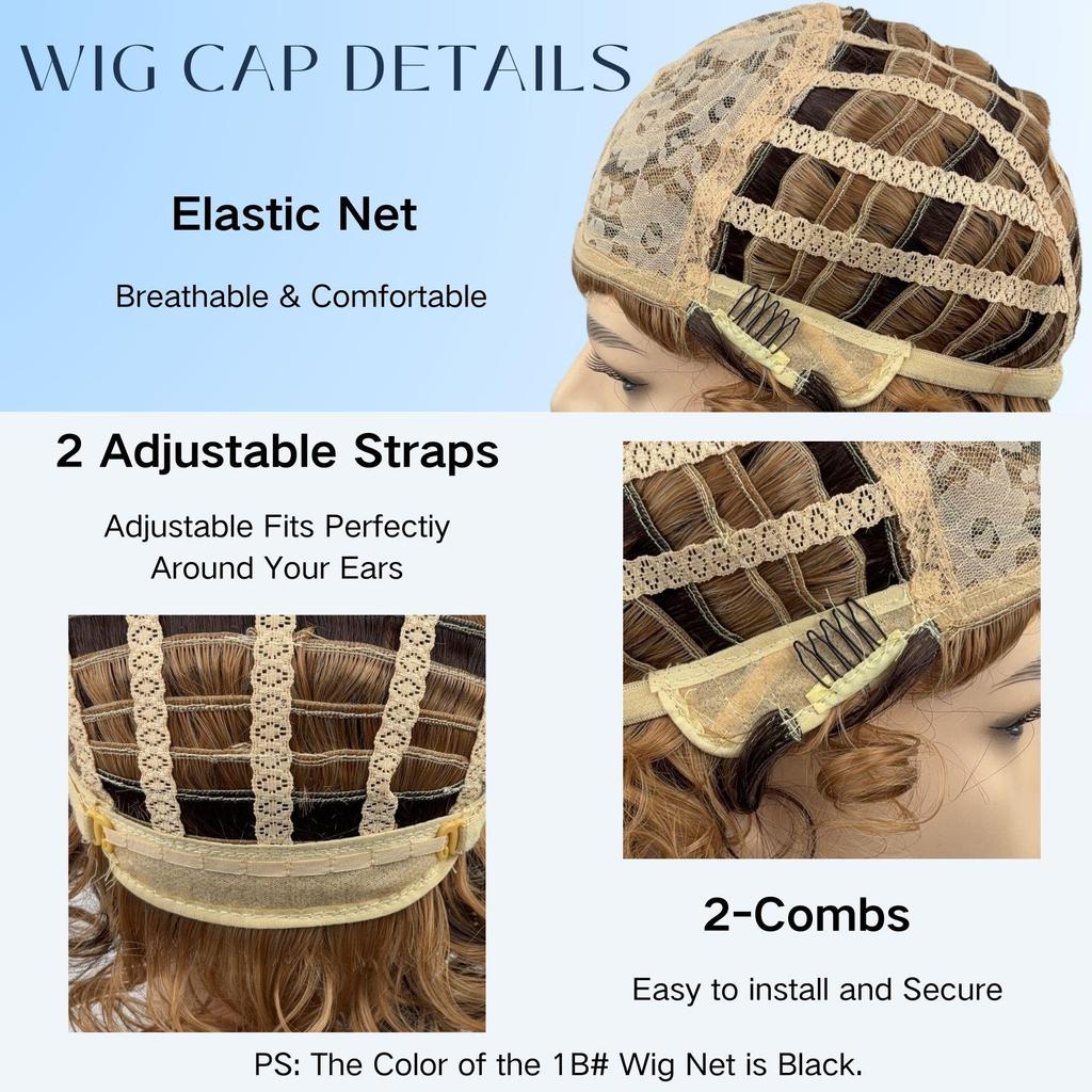 Black Short Curly Hair Perm Wig, Men's Small Roll African Style Wig, Suitable for Daily Wear and Role-playing