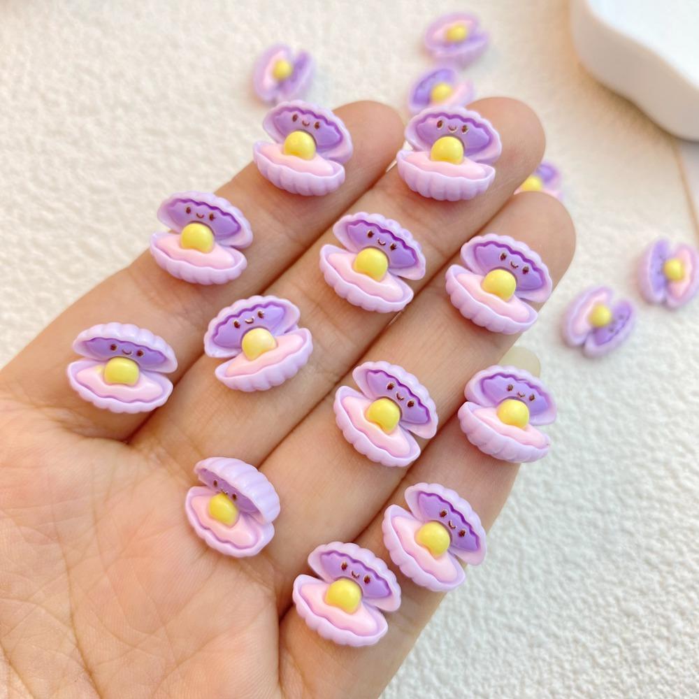 30Pcs New Cute Resin Cartoon Ocean Series Crab Turtle Octopus Flat Back Ornament Jewelry Making Manicure Hairwear Accessories