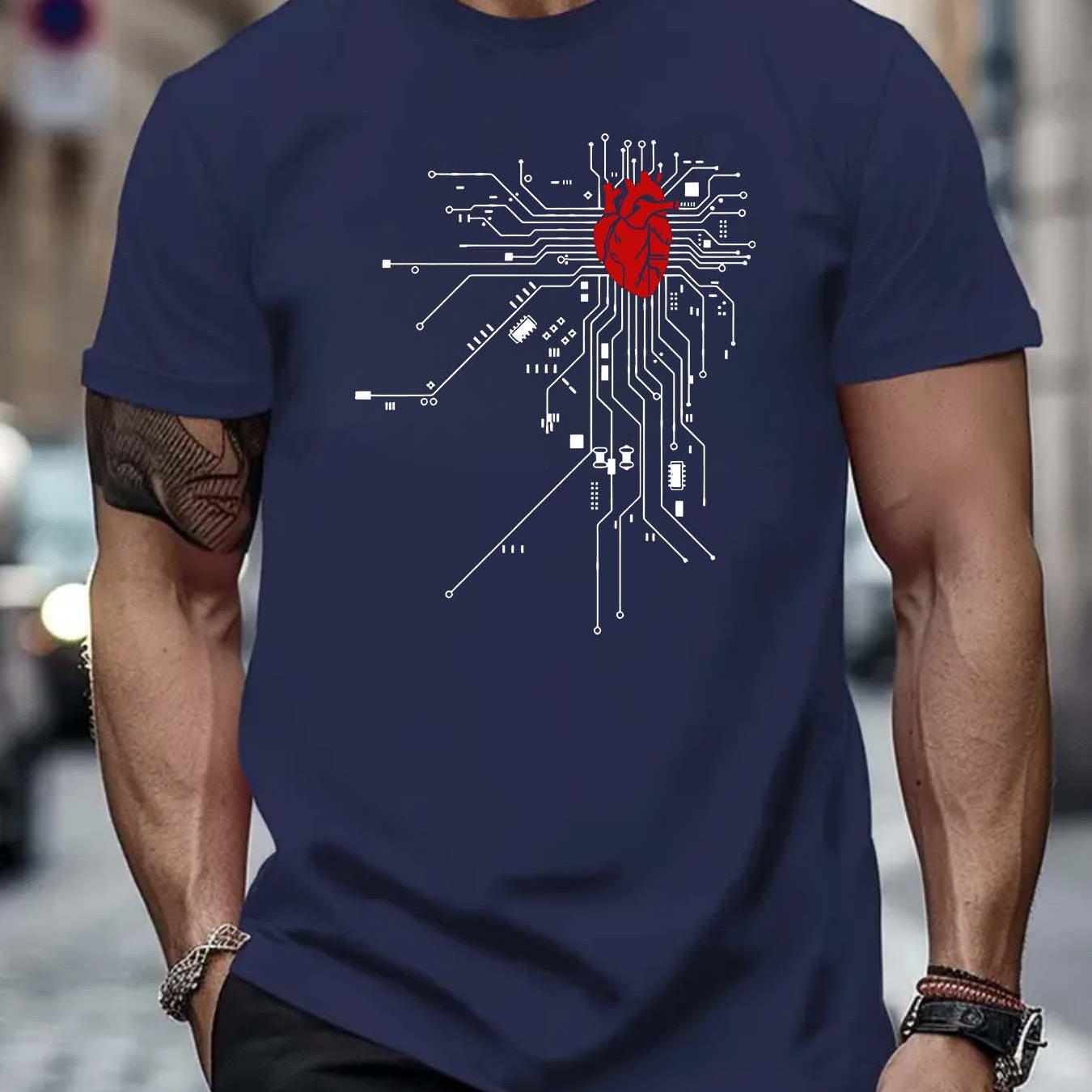 

Summer Highquality 100 Pure Cotton Fashionable Casual Sports Mens Tshirt Unique Street Style Shortsleeved Shirt S