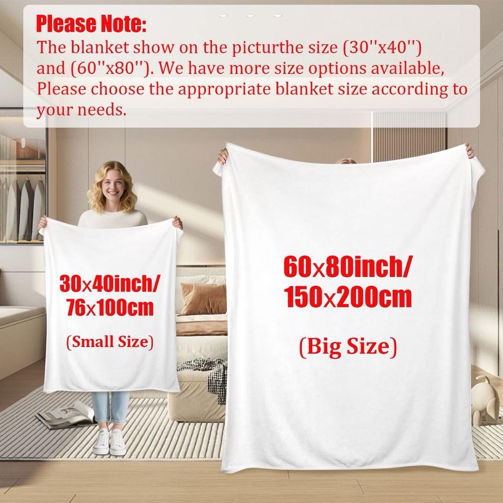 Sister-themed Pattern Blanket, Comfortable Blanket, Suitable for Home, Office, Travel and Bedroom Decoration