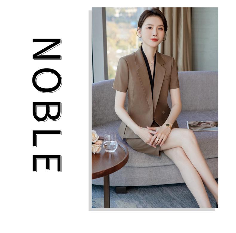 Women's 2024 Summer Slimming Professional Two-Piece Blazer Suit Set