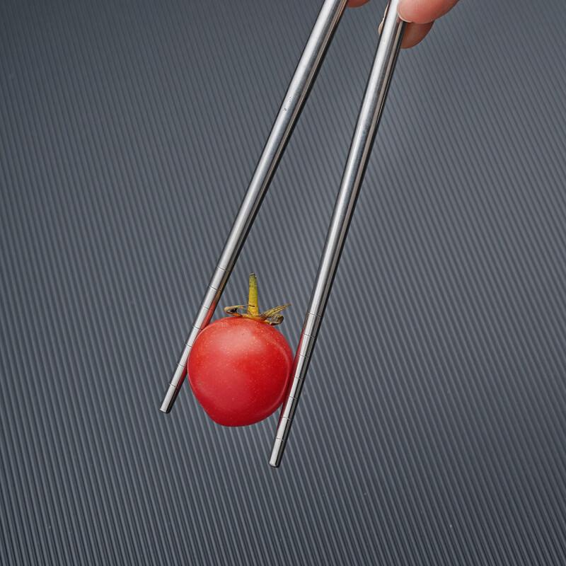 Non-slip Round Stainless Steel Chopsticks