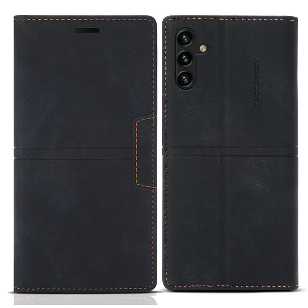 Für Samsung Galaxy A35 5G Handyhülle Magnetische Auto-Close-Up Flip Stand Brieftasche Lederhülle