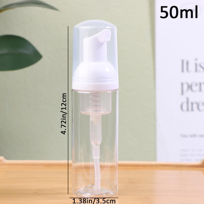 1Pc 30/50/60Ml Foaming Soap Bottle Empty Plastic Mousse Facial Cleanser Pump Bottle Refillable Lotion Shampoo Dispenser