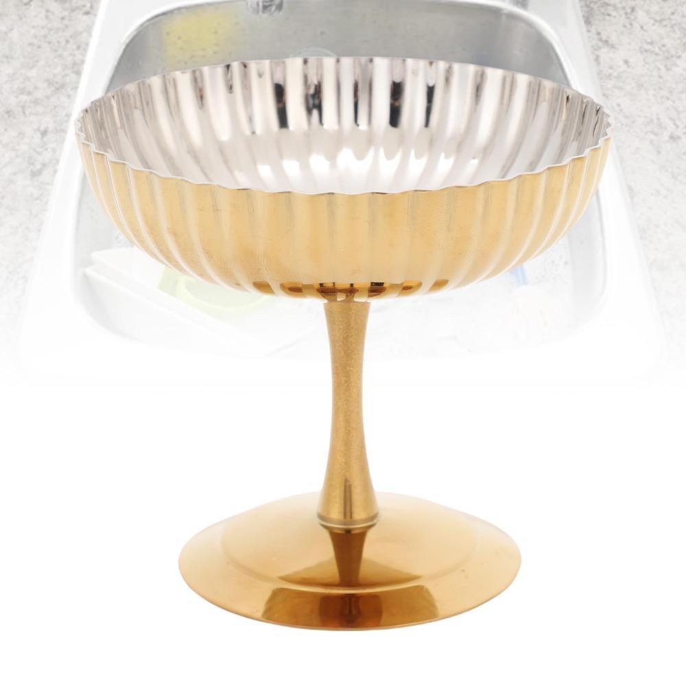 Burr Free Pudding Cup Mirror Polished Serving Cup Unbreakable Snack Bowl Ice Cream Storage