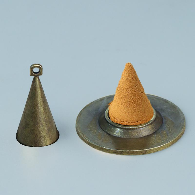 Mini Metal Incense Cone Maker Mold Tower Incense Mold DIY Incense Mold Cone Plate Shapes Incense Burner Accessory Home Decor