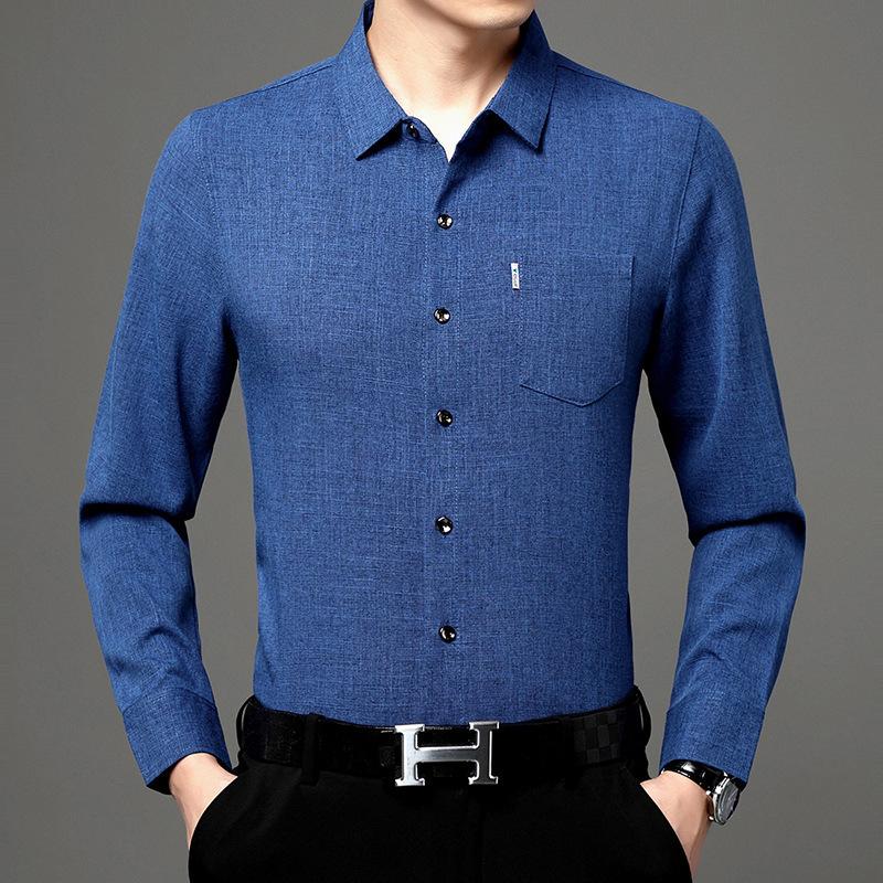 Men's Long Sleeve Shirt Business Casual Men's Shirt