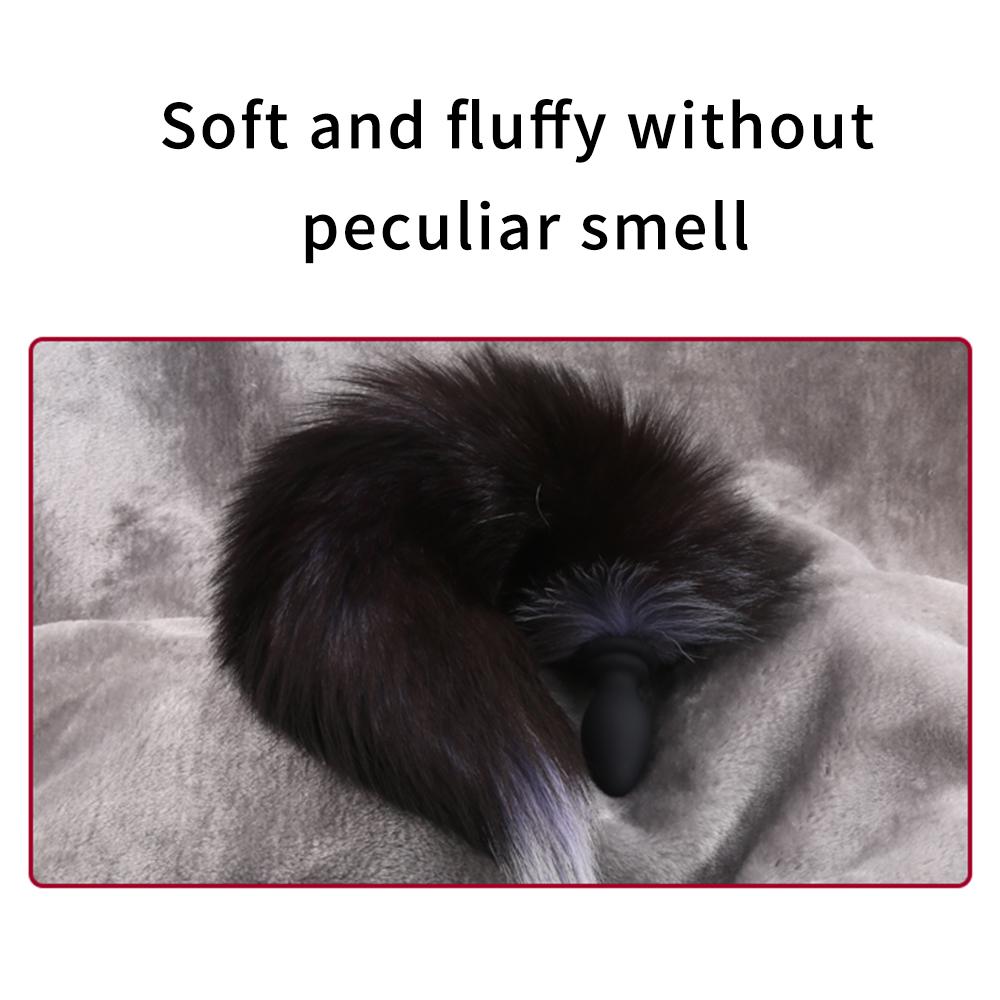 Anal Vibrator With Fox Tail Dildo Anal Plug Remote Control Anus Dilator For Women Adult Cosplay Accessories Vibrating Butt Plug