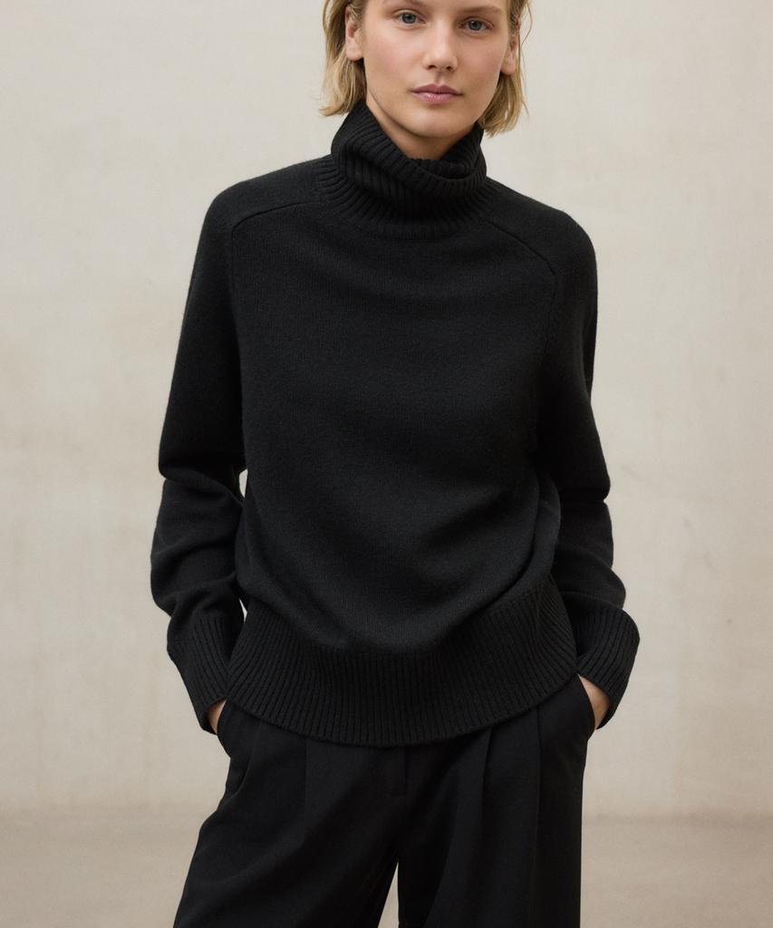 Ekoalpeu Women'S Black Cara Sweater