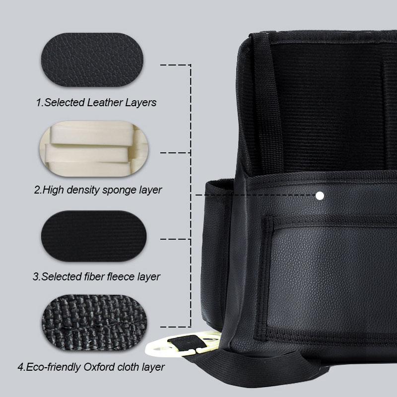 Leder Auto Sitz Mitte Aufhänger Aufbewahrungstasche Für Handtasche Taschentuch Wasserbecher Taschen Taschen Verstauen Aufräumen Organizer