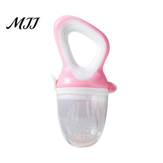 Baby Shower Gift Silicone Fruit Feeder Pacifier, Self Feeding And Teething Food Grade Teether Relief Toy, Easy to Hold Seamless Odorless Toddler