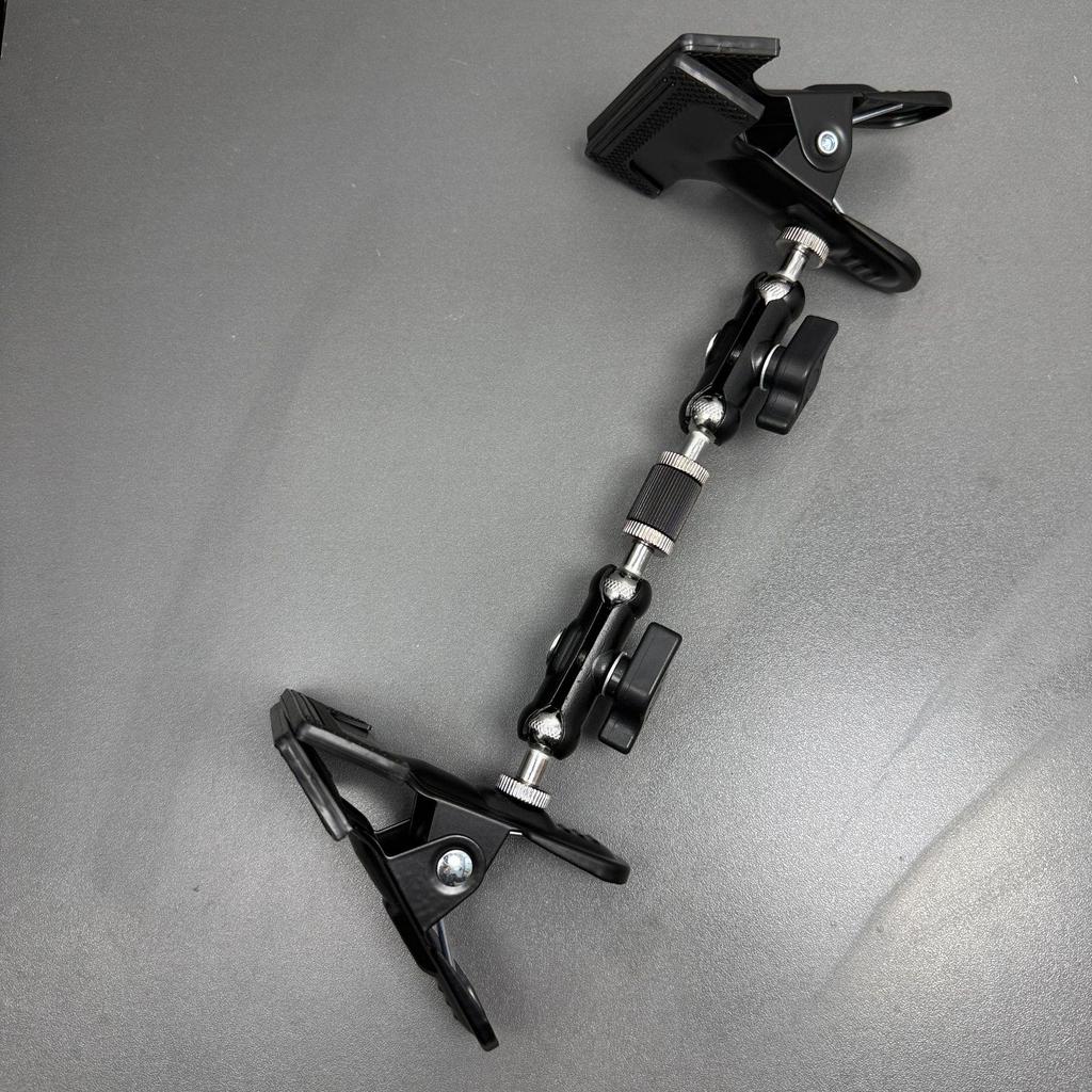 Suporte Clip de Telefone com Cabeça de Bola 360° Universal para Transmissão ao Vivo em Mesa
