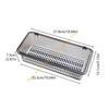 Stylish Kitchenwares Organizers Chopstick Holder With Drain Holes Waterproof Lid Multipurpose Storage Case 55KF