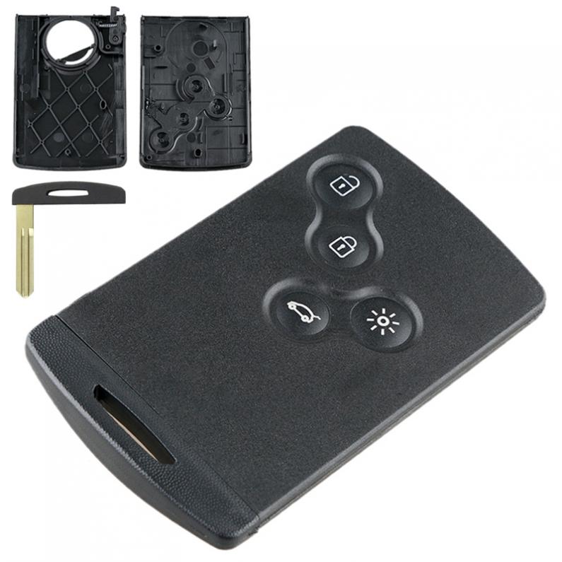 

Сменный чехол для автомобильного ключа с 4 кнопками и лезвием NSN14, подходящий для Koleos Renault Laguna