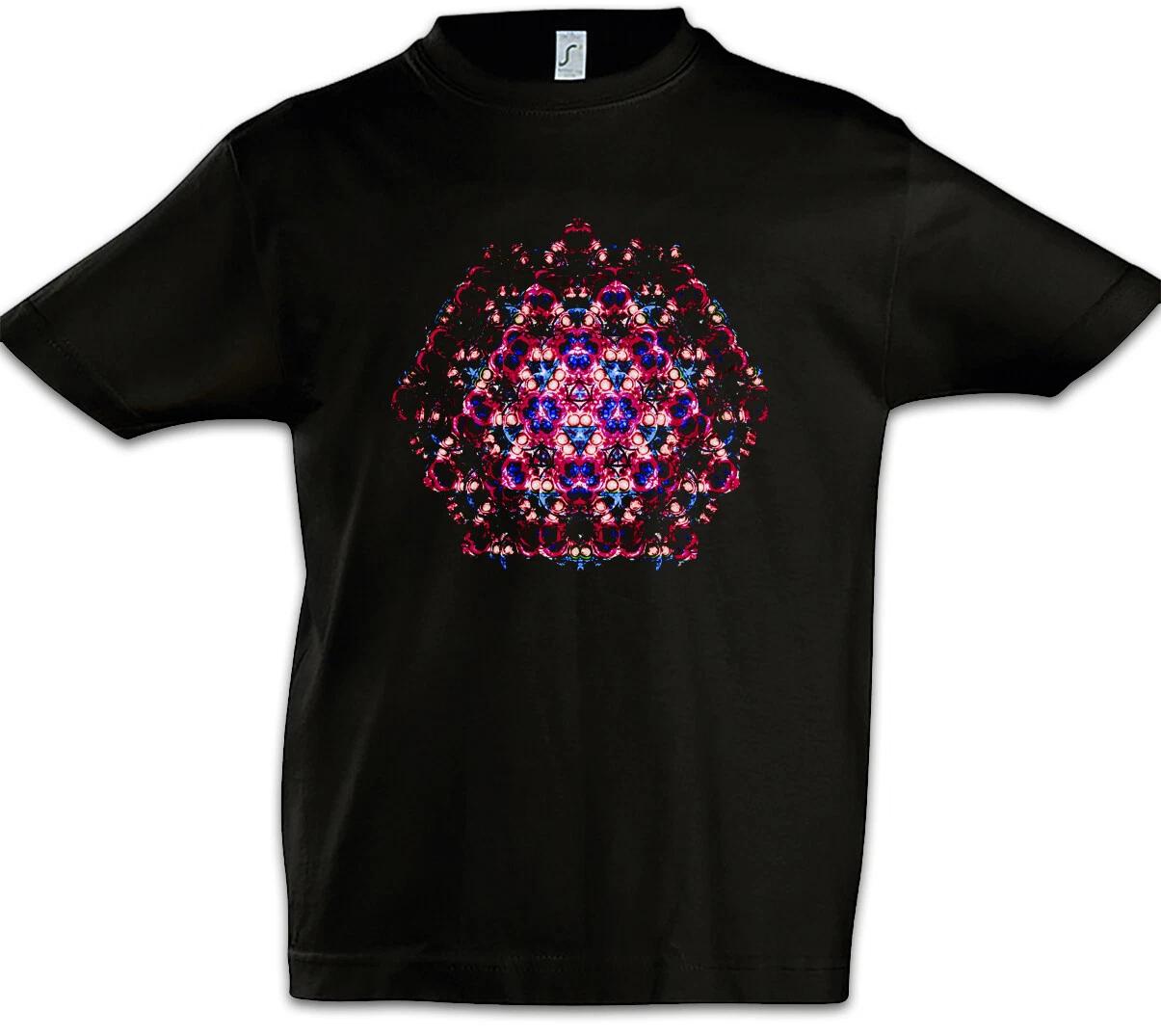 Kaleidoscope V Kids Boys kids boys T-Shirt Kaleidoscope Crystal Reflection Reflection 140