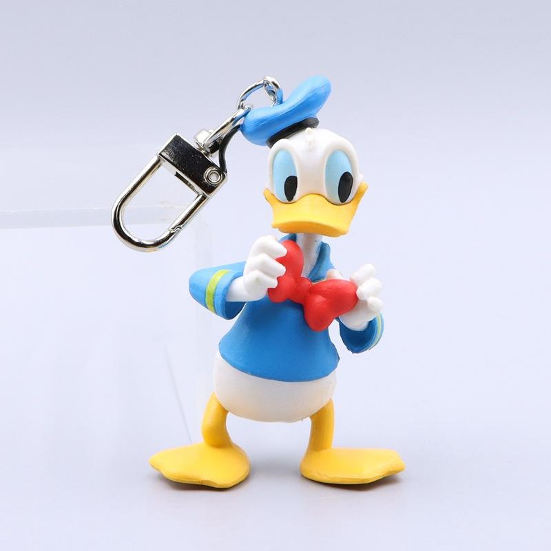 Cute Doll Anime Mickey Pluto Mickey Cartoon Car Keychain Backpack Decoration Pendant Christmas Toy Gift