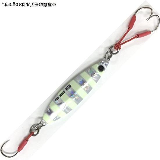 Major Craft Jigpara Shore Slow Model 30g Zebra Glow #07 JPSLOW-30 (Metal Jig)