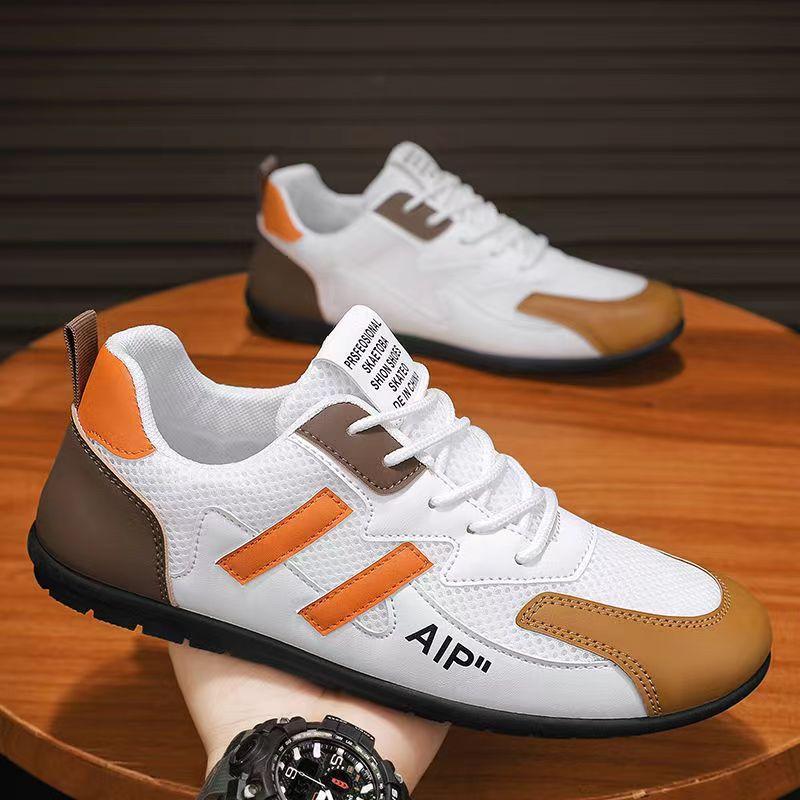 Mesh Men's Shoes Spring Breathable Casual Shoes Fashion Versatile Sports Shoes Soft-soled Doudou Shoes
