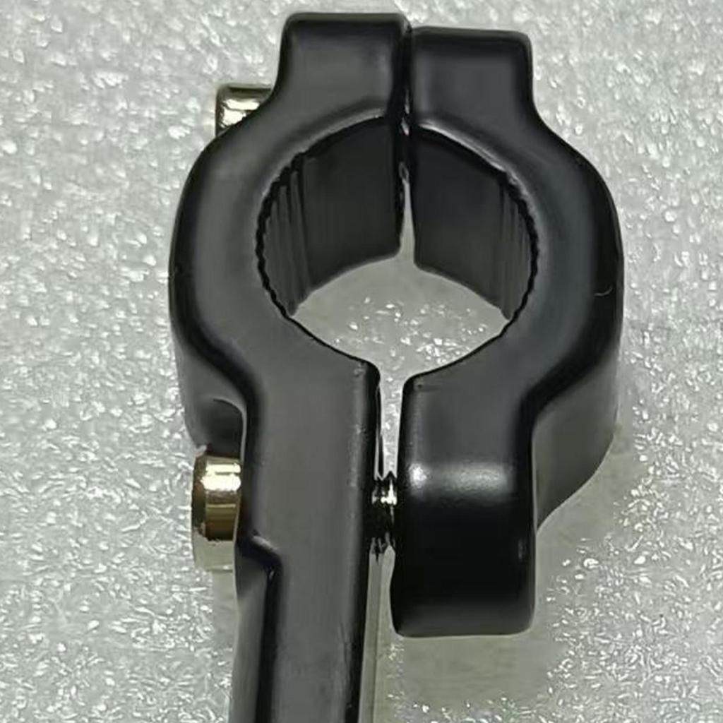 Motorcycle Light Bracket Adjustable Handlebar Clamp Front Fork Lamp Mount Pole Brackets for Night Riding Outdoor Adventure Urban