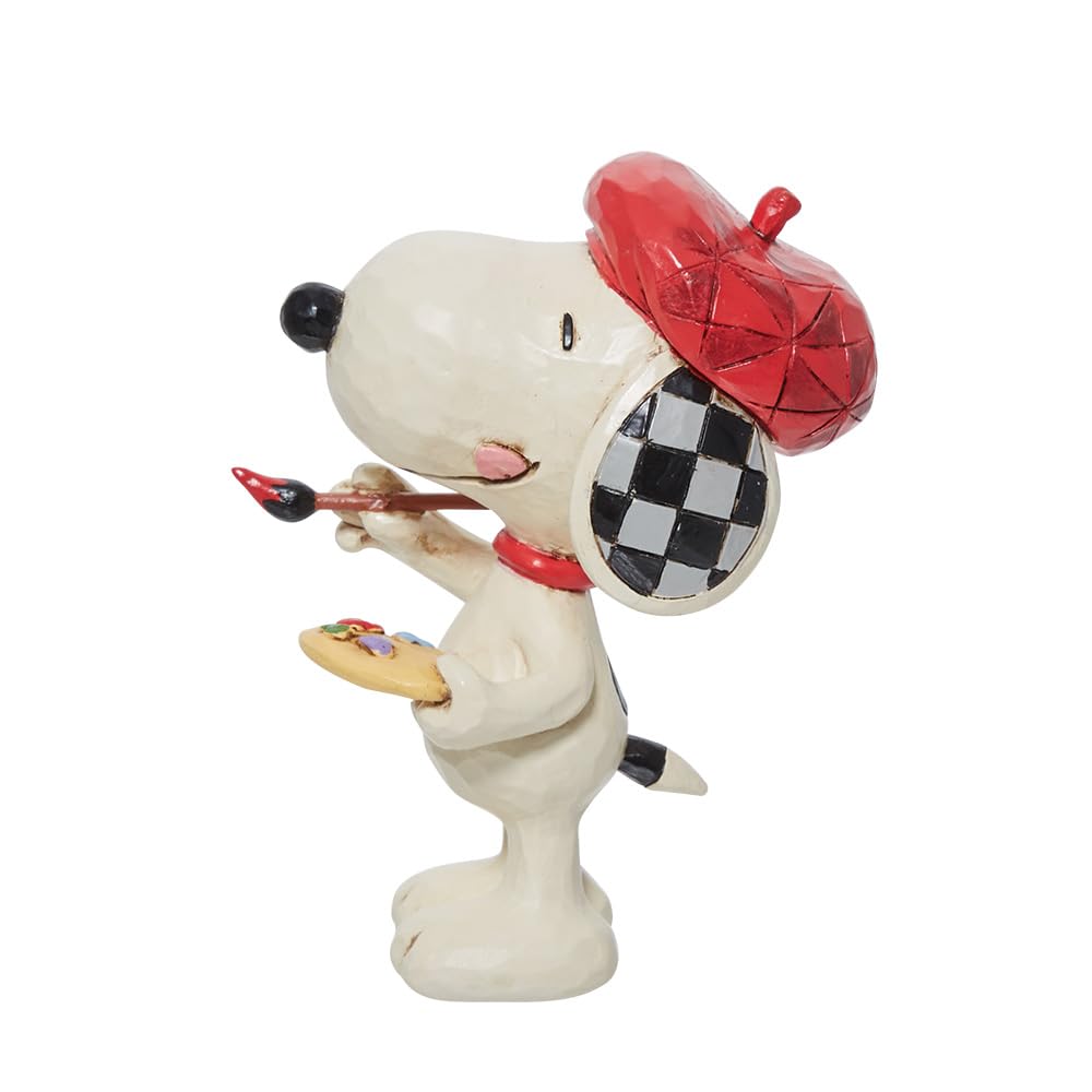 JIM SHORE Snoopy Artist Mini 6011956
