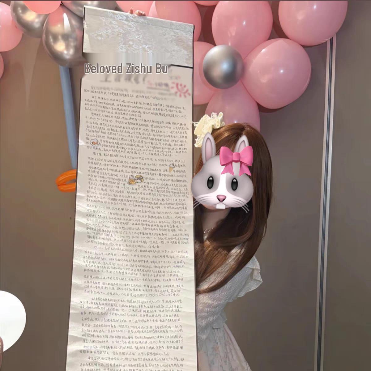 

[New] Discounted Extra-Long Handwritten Love Letter Kit - 1 Meter Scroll DIY Set