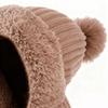Women's Beanie Fall Beanie With Neck Gaiter Fleece Lining Cute Hats For Women With Ear Flaps For Cold Weather Autumn Hiking