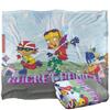 Rocket Power Silky Rollerskates Otto, Reggie & Twister Supersoft Blanket
