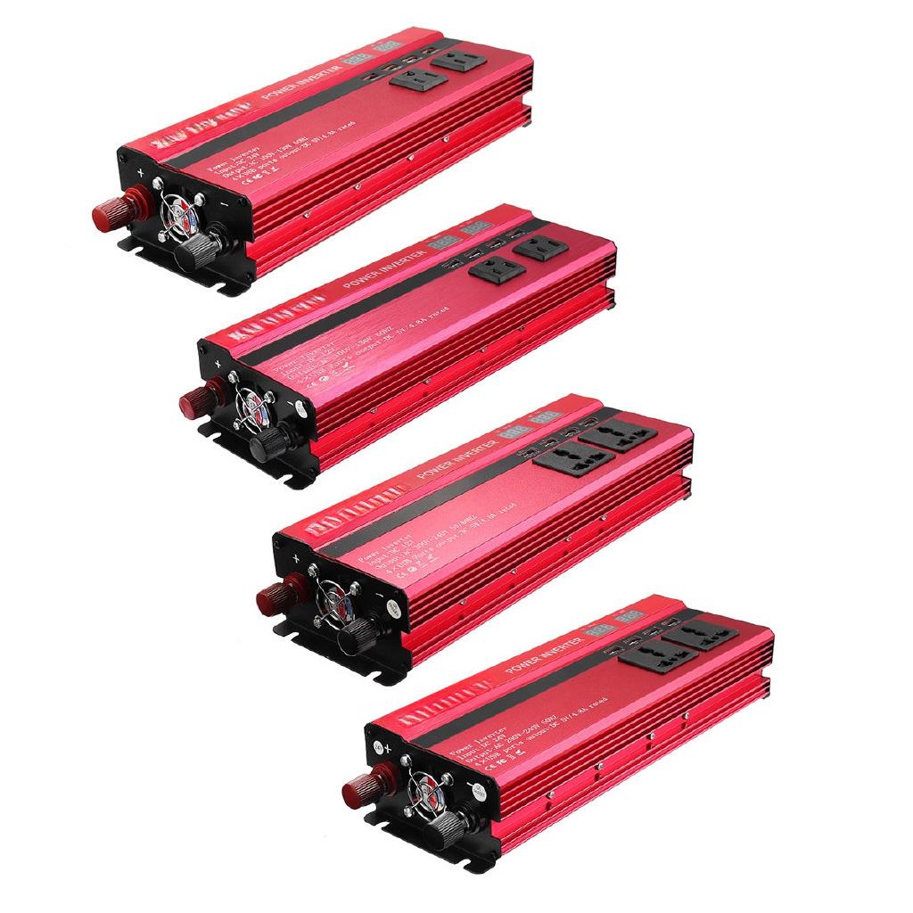 Solar Power Inverter LED 5000W 12v DC to 220V AC Sine Wave Converter