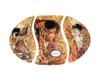 Piatto Decorativo Gustav Klimt Collage Arte Porcellana Per Regalo