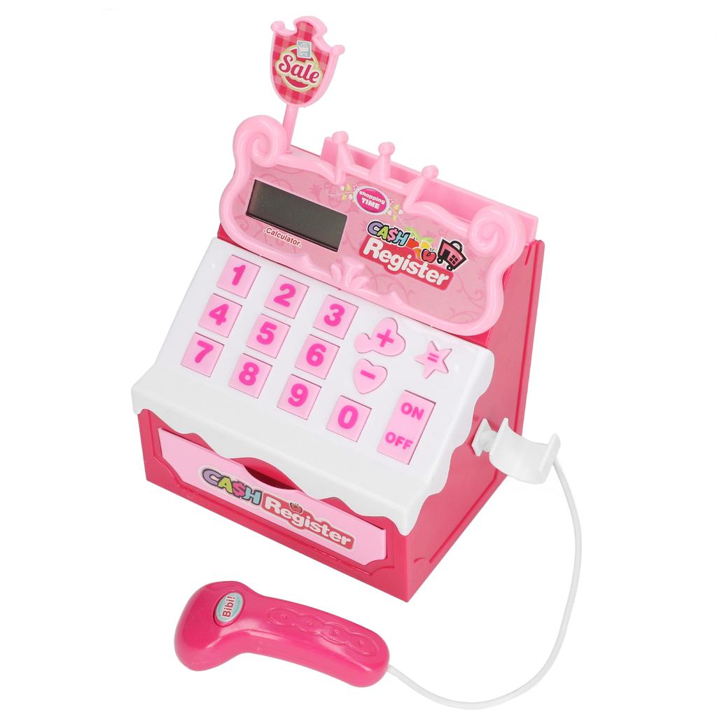 Kassierer Spielzeug Kinder Kasse Spielset mit Spielgeld Geschenk für Vorschulkinder Kleinkinder