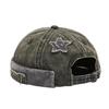 Fabric Star Brimless Hat for Outdoor Activity Breathable Hiphop Dancing Hat All Matching Skull Hat for Women Men