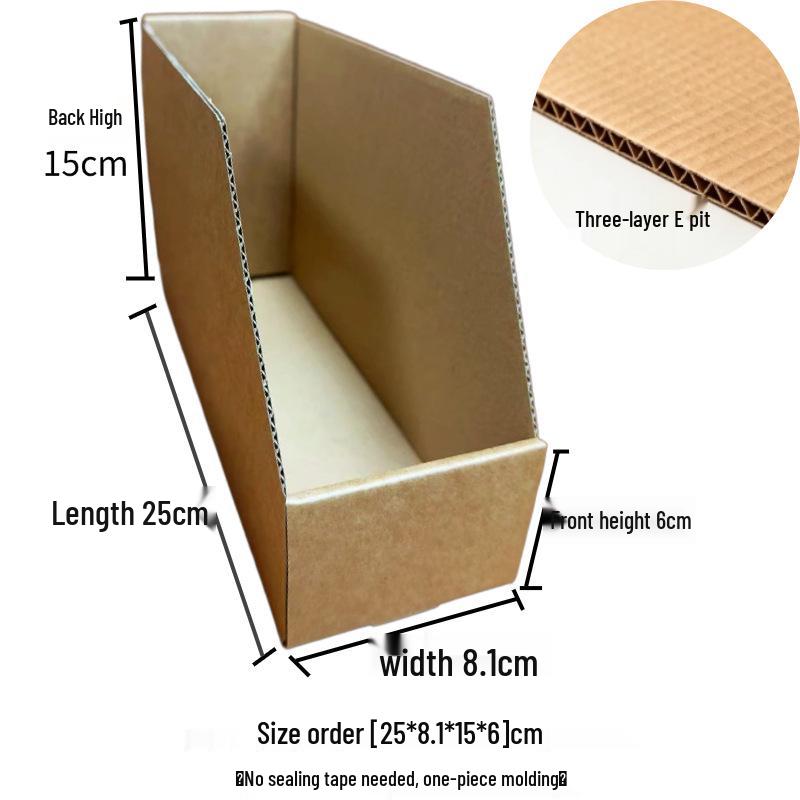 Five-Layer Super Hard Storage Organizer with Slanted Compartments for Warehouse or Supermarket