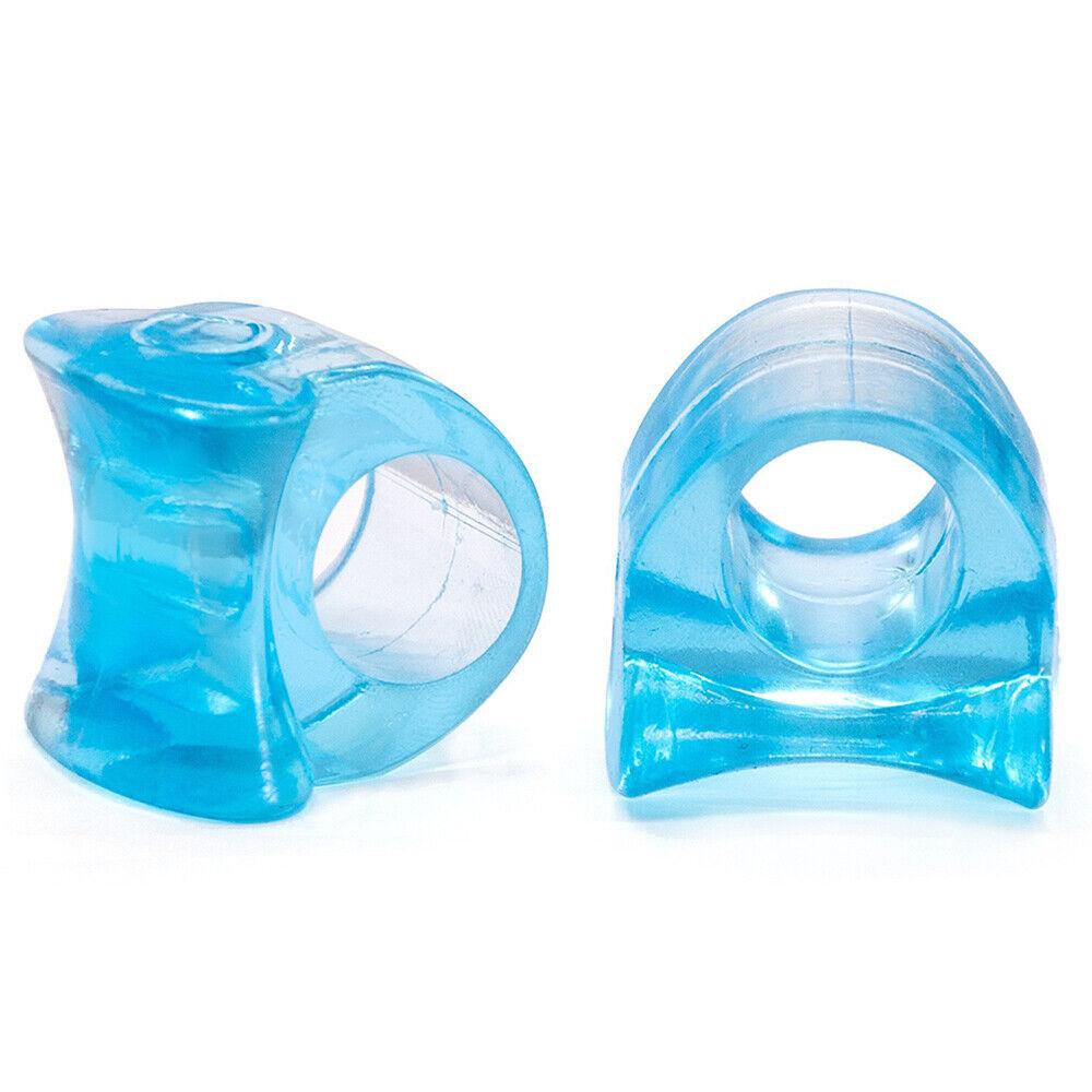 

1 пара силиконовых гелевых корректоров косточек и разделителей пальцев ног - ортопедическое облегчение боли синий