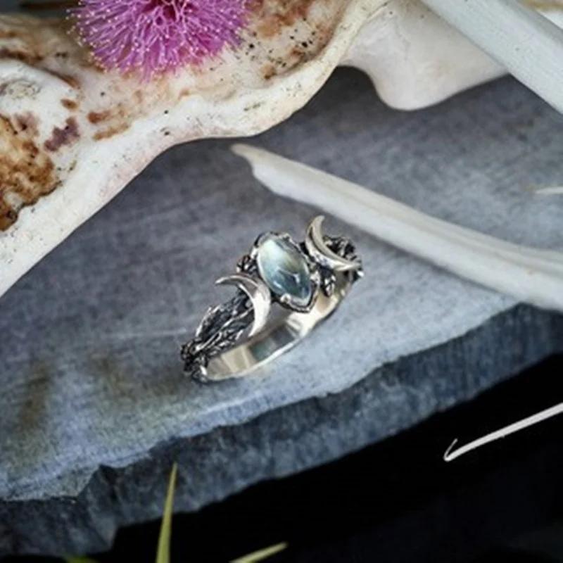 Mondlichtring, Damen Retro Party Schmuck, Exquisite Böhmischer Stil Party Finger Accessoires
