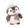 Soft Stuffed Couple Penguin Plush Toy Cute Baby Penguin Wear A Hat And Scarf Doll Pillow Home Decoration Christmas Birthday Gift