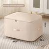 Cotton Quilt Storage Bag With Compression Design For Travel And Bedroom Organization
