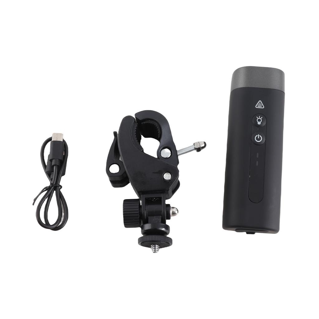 Driving Recorder Bike Light Rechargeable Headlight with Dash Cam HD 1080P 5MP for Outdoor Cycling Camping Fishing