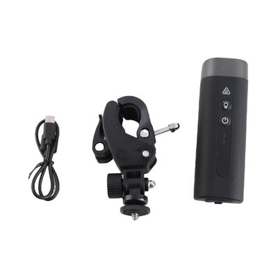 Driving Recorder Bike Light Rechargeable Headlight with Dash Cam HD 1080P 5MP for Outdoor Cycling Camping Fishing
