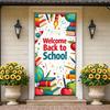 Welcome Back To School Banner School Opening Party Decorations Backdrop Classroom Event Decor Photography Background Props