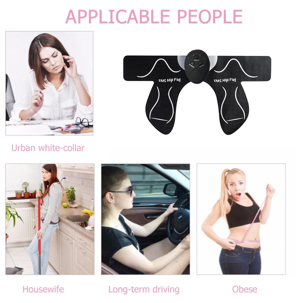 Unisex Hip Trainer Multi-functional Practical  Portable Stimulator Buttocks Butt Toner Fitness Slimming Massager