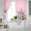 Christmas Winter Grid Christmas Tree Blackout Curtains For Living Room Bedroom Window Treatment Blinds Drapes Kitchen Curtains