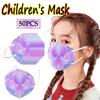 Dětská tištěná 5vrstvá maska Prachotěsná Větruodolná Znečištění mlhou Filtr