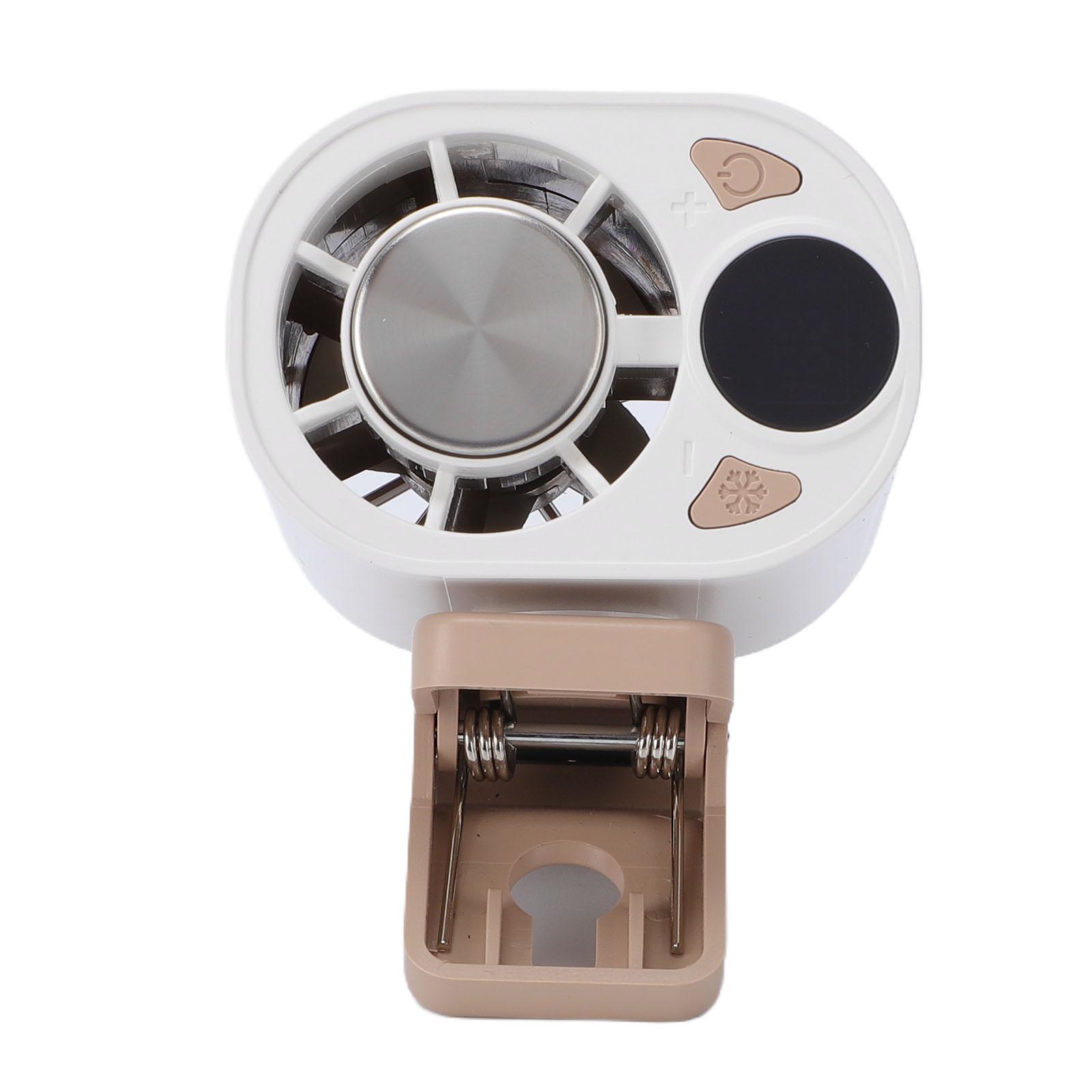 Portable Fan Multifunctional High Speed USB Rechargeable Cooling Fan with Clamp for Umbrella Belt