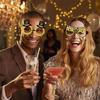 2026  Year Paper Glasses 6/12Pcs Festive  Year'S Eve Party Glasses Fun Po Props Party Eve Decoration Universal Size