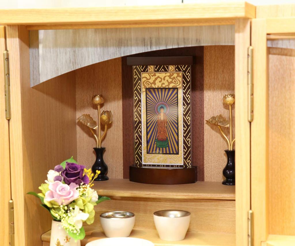 Tiara [Bean] Brown, Standing Hanging Scroll, Modern Stand, 17cm Tall, Principal Image, Jodo Shinshu Honganji (West)